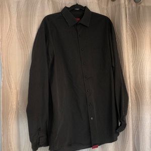 Grey w black lines Alfani fitted men’s button down